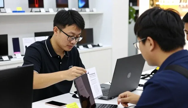 户外场地中的商品采购优势展示